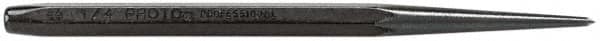 Proto - 1/4" Prick Punch - 4-3/4" OAL, Steel - Exact Tooling