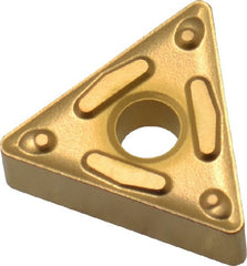 Sumitomo - TNMG332 ENG Grade AC830P Carbide Turning Insert - 60° Triangle, 3/8" Inscr Circle, 3/16" Thick, 1/32" Corner Radius - Exact Tooling