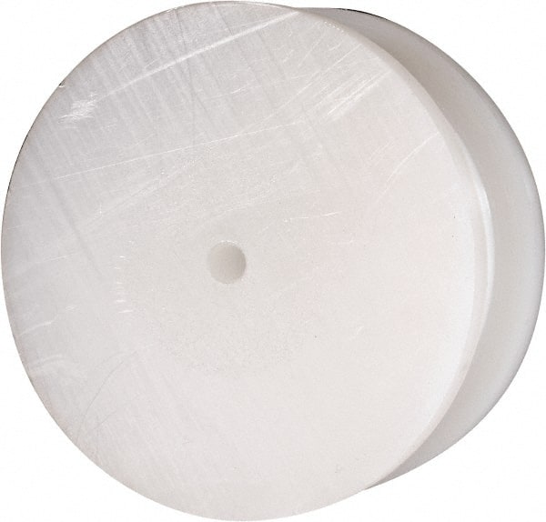 Poly Hi Solidur - 1/4" Bore, 3-1/2" Outside Diam, Finished Bore Flat Belt Pulley - 1-1/4" Wide - Exact Tooling