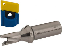 Iscar - 3/4" to 0.783" Diam, 1.5xD, 1.12" Max Depth, 1" Shank Diam, 4-1/2" OAL, Replaceable-Tip Drill - FCP, ICK, ICK-2M, ICM, ICN, ICP, iCP-2M Insert, 19 Seat Size, 35585785 Toolholder, Series SumoCham - Exact Tooling