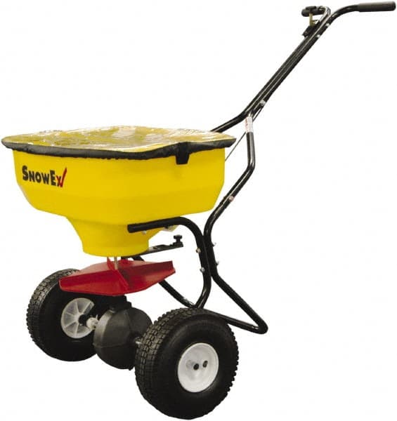 Trynex - 100 Lb Polyethylene Walk Behind Broadcast Landscape Spreader - 10" Pneumatic Wheels - Exact Tooling