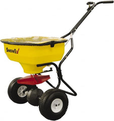 Trynex - 100 Lb Polyethylene Walk Behind Broadcast Landscape Spreader - 10" Pneumatic Wheels - Exact Tooling