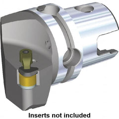Kennametal - Right Hand Cut, Size KM50, RN.. Insert Compatiblity, Modular Turning & Profiling Cutting Unit Head - 35mm Ctr to Cutting Edge, 50mm Head Length, Through Coolant - Exact Tooling