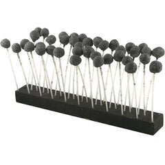 Brush Research Mfg. - 4-1/8" Bore Diam, 80 Grit, Silicon Carbide Flexible Hone - Coarse, 9-1/2" OAL - Exact Tooling