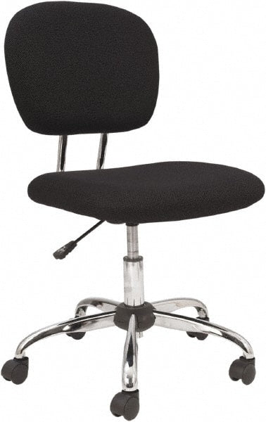 OIF - 33 to 36-3/4" High Office/Managerial/Executive Chair - 18" Wide x 21-5/8" Deep, Fabric Mesh Seat, Black - Exact Tooling