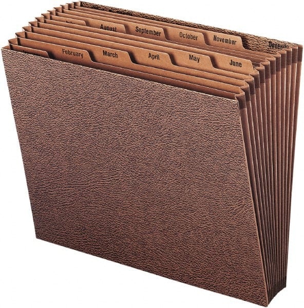 SMEAD - 8-1/2 x 11", Letter Size, Redrope, Indexed Sorters - Exact Tooling