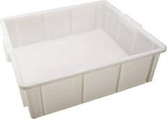 Dynalon Labware - White Polyethylene Tote Container - Stacking, 18" Long x 16.1" Wide x 5.6" High - Exact Tooling