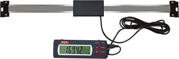SPI - Electronic Linear Scales Maximum Measurement (Inch): 12 Horizontal or Vertical: Horizontal, Vertical - Exact Tooling