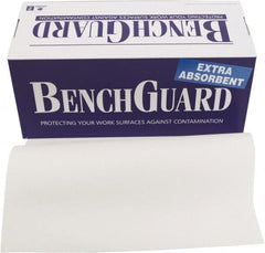 Dynalon Labware - 4.9 Gal Capacity per Package, Laboratory Roll - 50 M Long x 19 cm Wide, White, Polyethylene - Exact Tooling