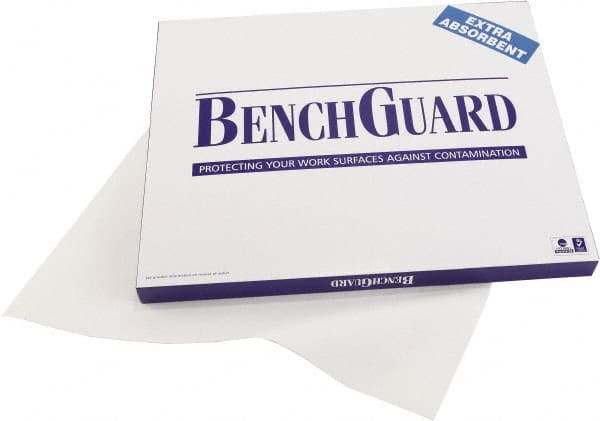 Dynalon Labware - 2.93 Gal Capacity per Package, Laboratory Pad - 2' Long x 19" Wide, White, Polyethylene - Exact Tooling