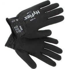 Ansell - Size XL, ANSI Cut Lvl A2, Abrasion Lvl 4, Nitrile Coated Cut Resistant Gloves - Fully Coated Coated, Black - Exact Tooling