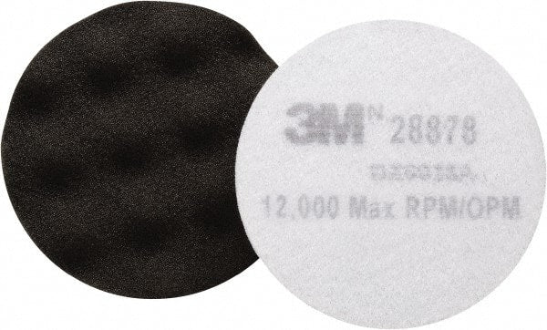 3M - 5-1/4" Diam Foam Buffing & Backing Pad - Hook & Loop Attachment - Exact Tooling