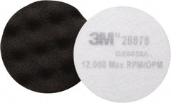 3M - 5-1/4" Diam Foam Buffing & Backing Pad - Hook & Loop Attachment - Exact Tooling