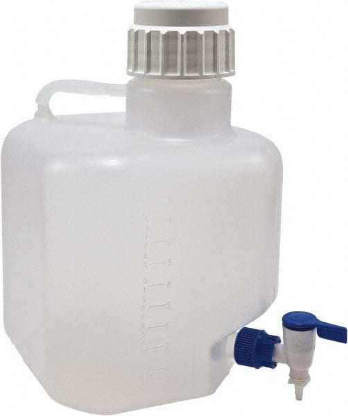 Dynalon Labware - 10,000 mL Carboy - Polypropylene, Translucent, 14.1" High x 9.4" Diam, 90mm Cap - Exact Tooling