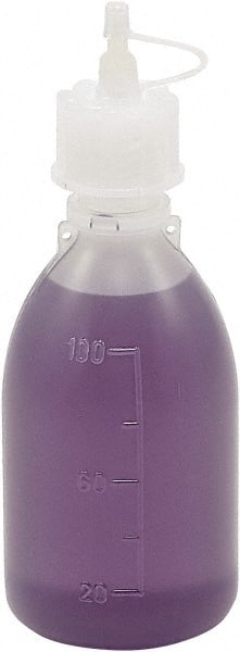 Dynalon Labware - 100 mL Dispensing Bottle - Polyethylene, Translucent, 5" High x 1.9" Diam, 15mm Cap - Exact Tooling