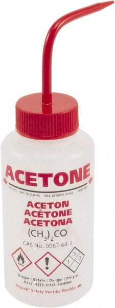 Dynalon Labware - 500 mL Safety Wash Bottle - Polyethylene, Translucent, 6-1/2" High x 3" Diam, 50mm Cap - Exact Tooling