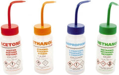 Dynalon Labware - 250 mL Safety Wash Bottle - Polyethylene, Translucent, 5.7" High x 2.4" Diam, 50mm Cap - Exact Tooling