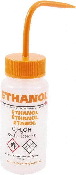 Dynalon Labware - 5 L Safety Wash Bottle - Polyethylene, Translucent, 5.7" High x 2.4" Diam, 50mm Cap - Exact Tooling