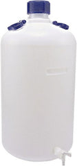 Dynalon Labware - 50,000 mL Carboy - Polyethylene, Translucent, 14.4" High x 13.8" Diam - Exact Tooling