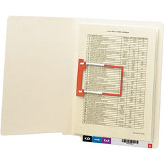 SMEAD - 12-1/4 x 9-1/2", Letter Size, Manila, File Folders with End Tab - 11 Point Stock, Straight Tab Cut Location - Exact Tooling