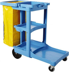 Rubbermaid - Plastic Janitor Cart - 21-3/4" Width - Exact Tooling