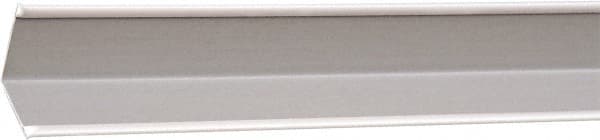 Armstrong World - 144" Long x 7/8" Wide, Hot-Dipped Galvanized Steel Angled Molding - ASTM C636 Specification, White - Exact Tooling