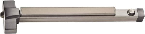 Ability One - 3" OAL Nonhanded Panic Rated Flatbar - Satin Stainless Steel Finish, 6200 Series - Exact Tooling