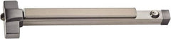 Ability One - 4" OAL Nonhanded Panic Rated Flatbar - Satin Stainless Steel Finish, 6200 Series - Exact Tooling