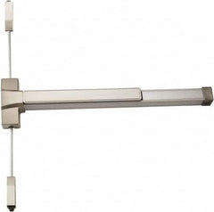 Ability One - Nonhanded, Heavy Duty Vertical Rod - Satin Stainless Steel Finish - Exact Tooling