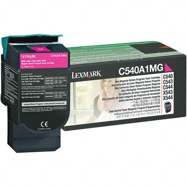 Lexmark - Magenta Toner Cartridge - Use with Lexmark C540n, C543dn, C544dn, C544dtn, C544dw, C544n, C546dtn, X543dn, X544dn, X544dtn, X544dw, X544n, X546dtn - Exact Tooling
