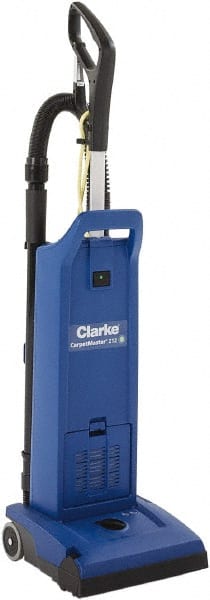 Clarke - Dual Motor Upright Vacuum Cleaner - 11-1/2" Cleaning Width, 9" Amps, Ergonomic Handle - Exact Tooling