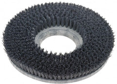 Clarke - 14" Diam Scrubbing Brush - 14" Machine, Black Pad, Polypropylene - Exact Tooling