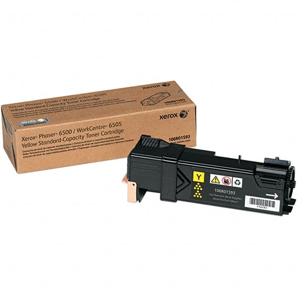 Xerox - Yellow Toner Cartridge - Use with Xerox Phaser 6500, WorkCentre 6505 - Exact Tooling