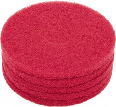 Clarke - 26" Diam Floor Pad - 13" Machine, Red Pad, Polyester - Exact Tooling