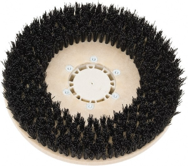 Clarke - 26" Diam Scrubbing Brush - 13" Machine, Black Pad, Polypropylene - Exact Tooling