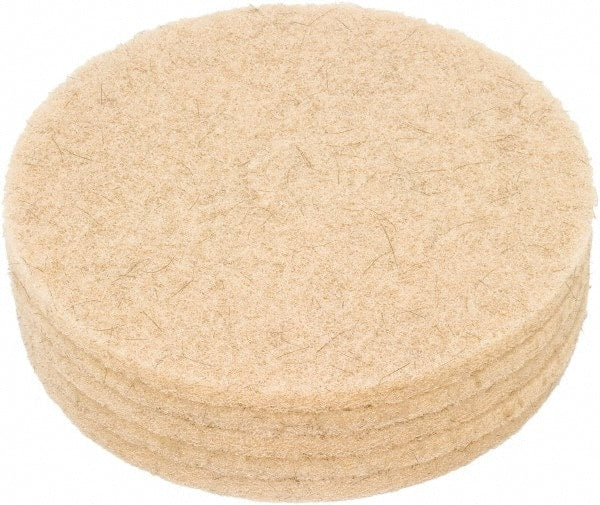 Clarke - 20" Diam Floor Pad - 20" Machine, Tan Pad, Polyester - Exact Tooling