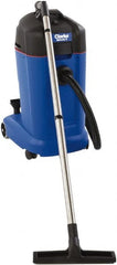 Clarke - 9 Gal Plastic Tank, Electric Powered Wet/Dry Vacuum - 1 Peak hp, 120 Volt, 13 Amps, 6' Hose Fitting, Cartridge Filter, Accessories Included - Exact Tooling