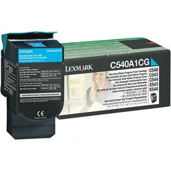 Lexmark - Cyan Toner Cartridge - Use with Lexmark C540n, C543dn, C544dn, C544dtn, C544dw, C544n, C546dtn, X543dn, X544dn, X544dtn, X544dw, X544n, X546dtn - Exact Tooling
