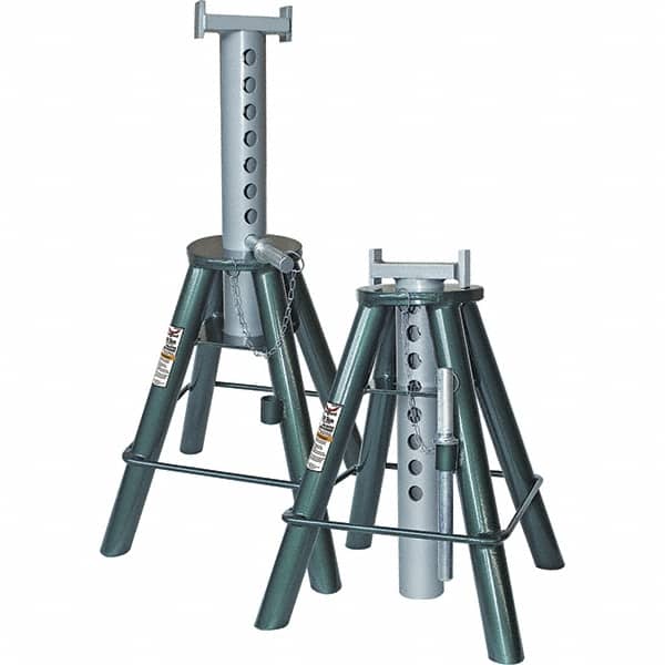 Safeguard - 20,000 Lb Capacity Jack Stand - 28-15/16 to 47-3/4" High - Exact Tooling