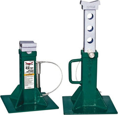 Safeguard - 44,000 Lb Capacity Jack Stand - 13-3/8 to 19-5/8" High - Exact Tooling