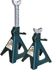 Safeguard - 12,000 Lb Capacity Jack Stand - 15-3/4 to 24-3/8" High - Exact Tooling