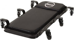 Omega Lift Equipment - 400 Lb Capacity, 6 Wheel Convertible Creeper - Alloy Steel, 40.94" Long x 3.74" Overall Height x 26" Wide - Exact Tooling