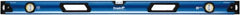 Empire Level - 48" Long 3 Vial Box Beam Level - Metal, Blue, 1 Level & 2 Plumb Vials - Exact Tooling