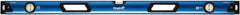 Empire Level - 48" Long 3 Vial Box Beam Level - Metal, Blue, 1 Level & 2 Plumb Vials - Exact Tooling