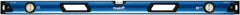 Empire Level - Magnetic 48" Long 3 Vial Box Beam Level - Metal, Blue, 1 Level & 2 Plumb Vials - Exact Tooling