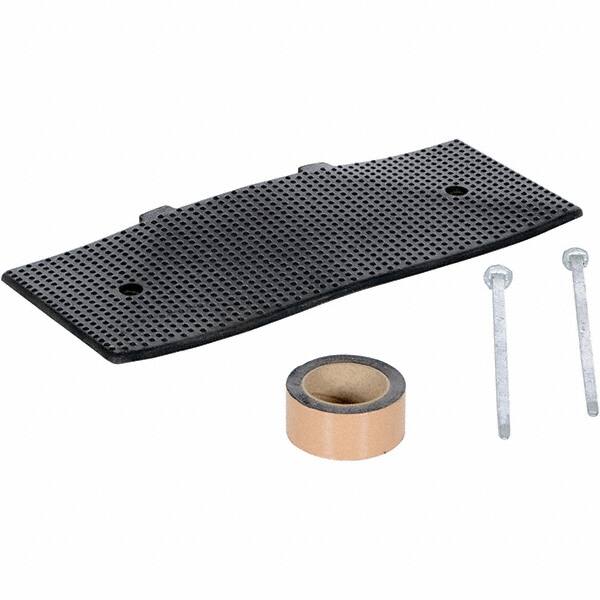 Vestil - 9-15/32" Long x 23-1/2" Wide x 1-3/8" High, Rubber Speed Hump - Black - Exact Tooling