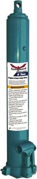 Safeguard - 8 Ton Capacity Crane Accessory - 24.1667 to 43-11/16" High - Exact Tooling