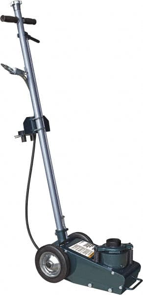 Safeguard - 22 Ton Capacity Hydraulic Jack - 9 to 18" High - Exact Tooling