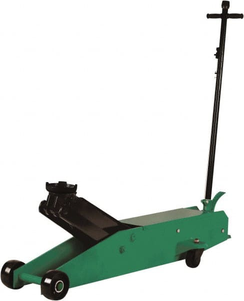 Safeguard - 10 Ton Capacity Hydraulic Jack - 6-1/4 to 27" High - Exact Tooling