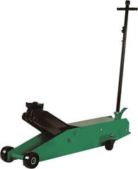 Safeguard - 10 Ton Capacity Hydraulic Jack - 6-1/4 to 27" High - Exact Tooling